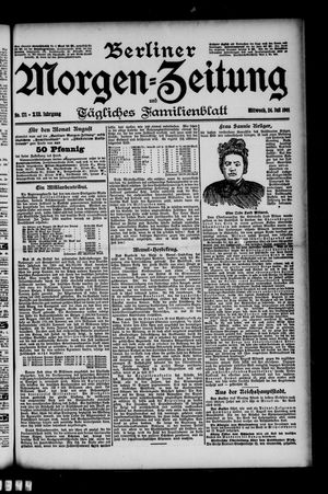 Berliner Morgen-Zeitung vom 24.07.1901