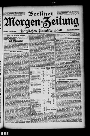 Berliner Morgen-Zeitung vom 27.07.1901