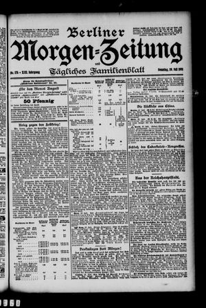 Berliner Morgen-Zeitung vom 28.07.1901