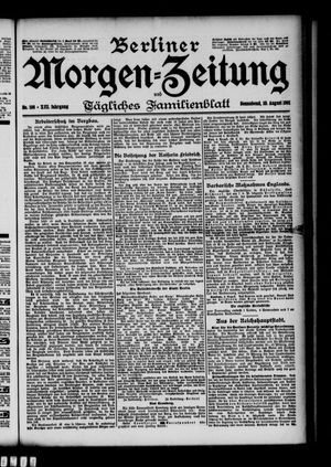 Berliner Morgen-Zeitung vom 10.08.1901