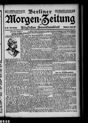 Berliner Morgen-Zeitung vom 13.08.1901