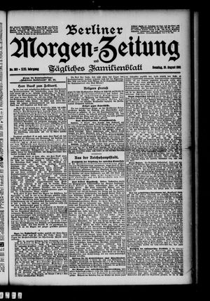 Berliner Morgen-Zeitung vom 18.08.1901