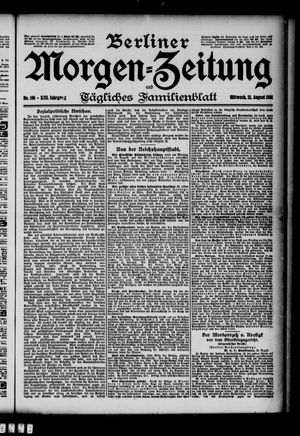Berliner Morgen-Zeitung vom 21.08.1901