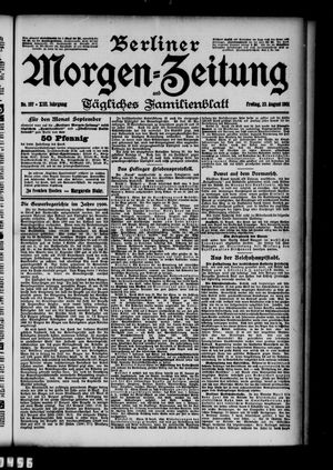 Berliner Morgen-Zeitung vom 23.08.1901