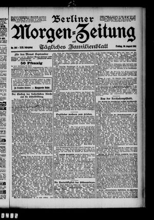 Berliner Morgen-Zeitung vom 30.08.1901