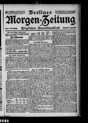 Berliner Morgen-Zeitung vom 31.08.1901