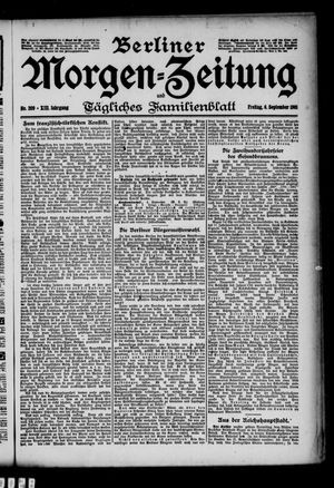 Berliner Morgen-Zeitung vom 06.09.1901