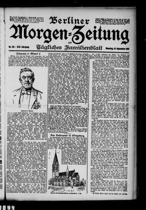 Berliner Morgen-Zeitung vom 10.09.1901