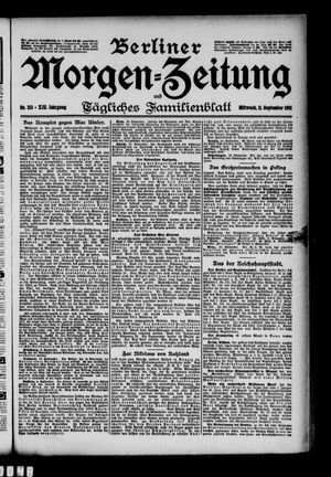 Berliner Morgen-Zeitung vom 11.09.1901