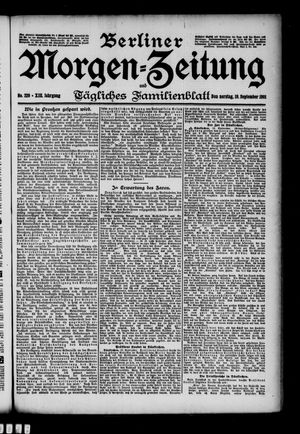 Berliner Morgen-Zeitung vom 19.09.1901