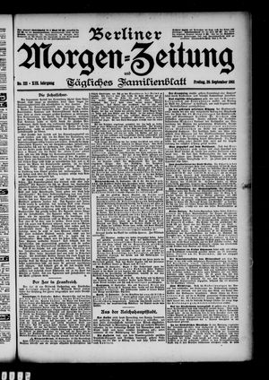 Berliner Morgen-Zeitung vom 20.09.1901