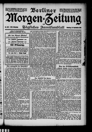 Berliner Morgen-Zeitung vom 22.09.1901