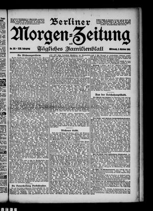 Berliner Morgen-Zeitung vom 02.10.1901