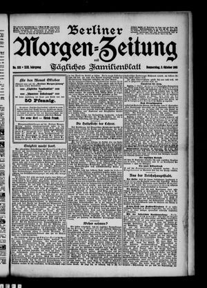 Berliner Morgen-Zeitung vom 03.10.1901