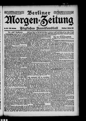 Berliner Morgen-Zeitung vom 08.10.1901