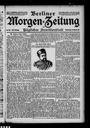 Berliner Morgen-Zeitung vom 10.10.1901