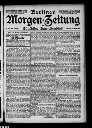 Berliner Morgen-Zeitung vom 23.10.1901
