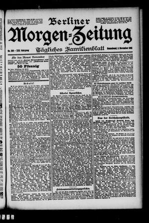 Berliner Morgen-Zeitung vom 02.11.1901