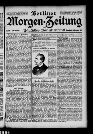 Berliner Morgen-Zeitung vom 16.11.1901