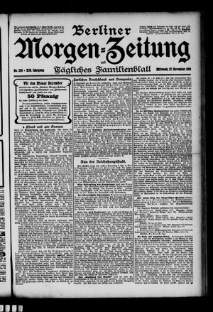 Berliner Morgen-Zeitung vom 27.11.1901