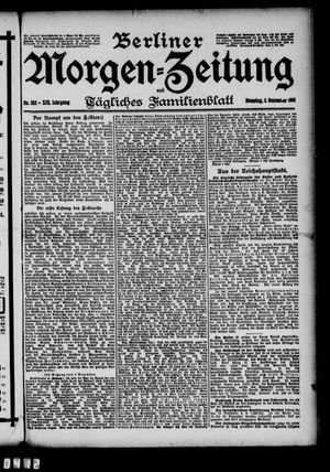 Berliner Morgen-Zeitung vom 03.12.1901
