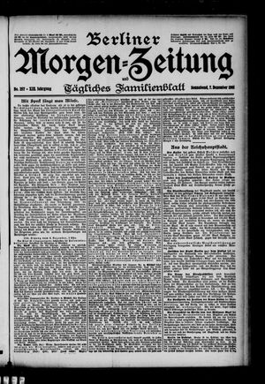 Berliner Morgen-Zeitung vom 07.12.1901