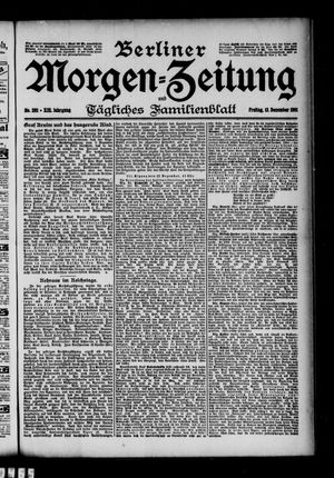 Berliner Morgen-Zeitung vom 13.12.1901