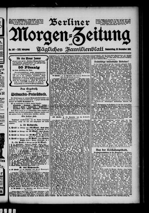 Berliner Morgen-Zeitung vom 19.12.1901