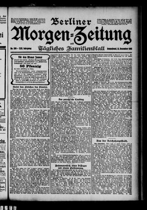 Berliner Morgen-Zeitung vom 21.12.1901