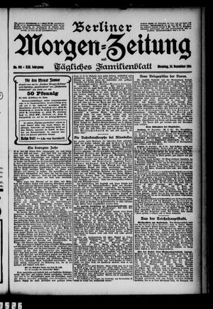 Berliner Morgen-Zeitung vom 24.12.1901