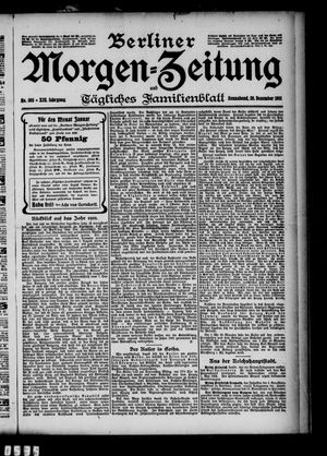 Berliner Morgen-Zeitung vom 28.12.1901