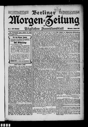 Berliner Morgen-Zeitung vom 01.01.1902