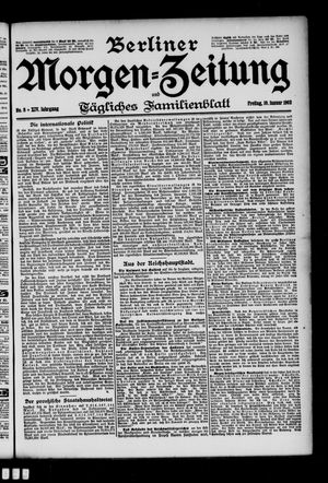 Berliner Morgen-Zeitung vom 10.01.1902