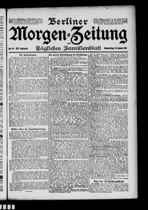 Berliner Morgen-Zeitung vom 23.01.1902