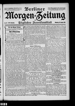 Berliner Morgen-Zeitung vom 28.01.1902