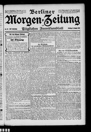 Berliner Morgen-Zeitung vom 31.01.1902