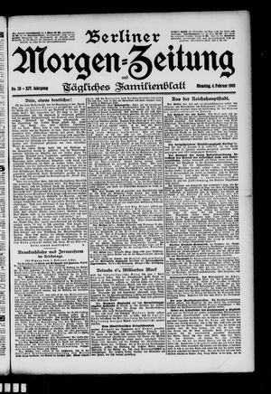 Berliner Morgen-Zeitung vom 04.02.1902