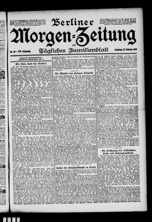 Berliner Morgen-Zeitung vom 16.02.1902