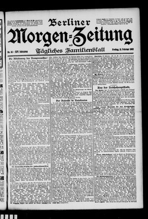 Berliner Morgen-Zeitung vom 21.02.1902