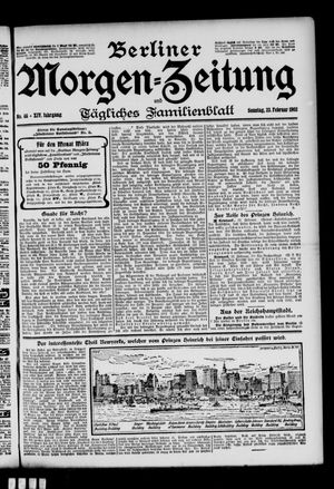 Berliner Morgen-Zeitung vom 23.02.1902