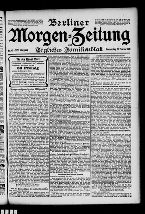 Berliner Morgen-Zeitung vom 27.02.1902