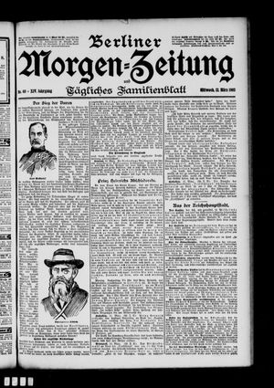 Berliner Morgen-Zeitung vom 12.03.1902