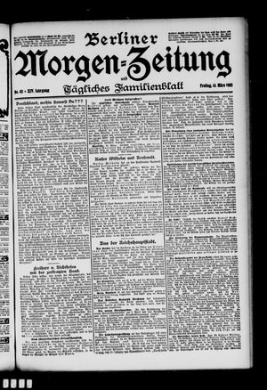Berliner Morgen-Zeitung vom 14.03.1902