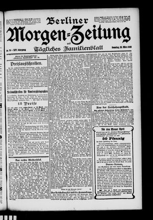 Berliner Morgen-Zeitung vom 23.03.1902