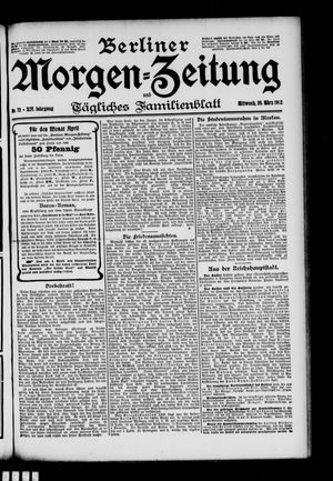 Berliner Morgen-Zeitung vom 26.03.1902