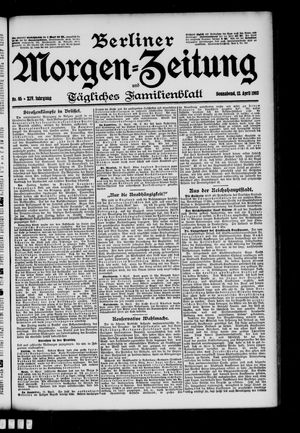 Berliner Morgen-Zeitung vom 12.04.1902