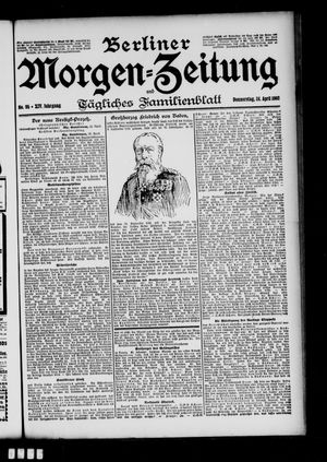 Berliner Morgen-Zeitung vom 24.04.1902