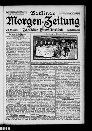 Berliner Morgen-Zeitung vom 26.04.1902