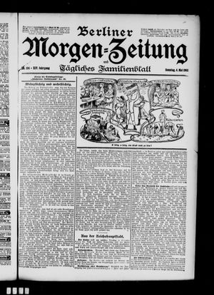 Berliner Morgen-Zeitung vom 04.05.1902
