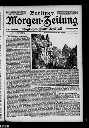 Berliner Morgen-Zeitung vom 03.08.1902